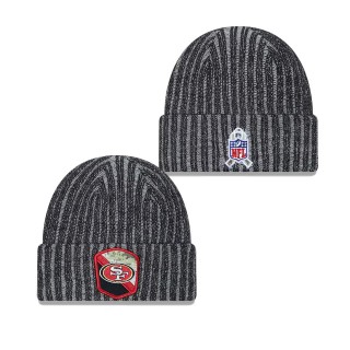 2023 Salute To Service Veterans 49ers Black Cuffed Youth Knit Hat