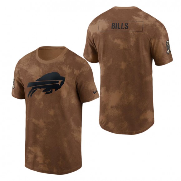 2023 Salute To Service Veterans Bills Brown Sideline T-Shirt