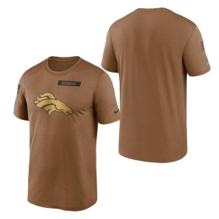 2023 Salute To Service Veterans Broncos Brown Legend T-Shirt