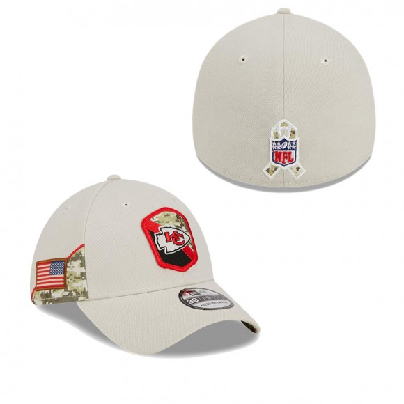 2023 Salute To Service Veterans Chiefs Stone Flex Hat