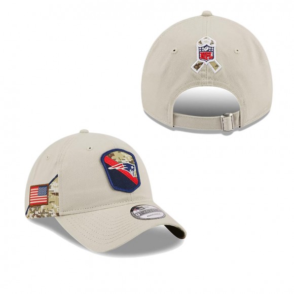 2023 Salute To Service Veterans Patriots Stone 9TWENTY Adjustable Hat
