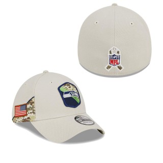 2023 Salute To Service Veterans Seahawks Stone Flex Hat