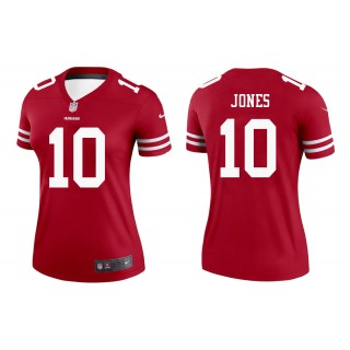 Women's Mac Jones San Francisco 49ers Scarlet Legend Jersey