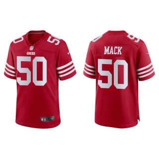 Alex Mack 49ers Men's Game Scarlet Jersey