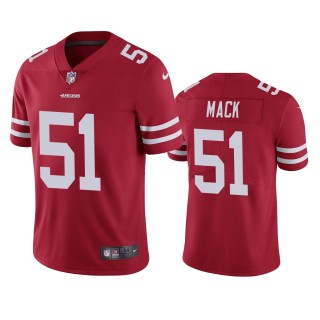 Alex Mack San Francisco 49ers Scarlet Vapor Limited Jersey