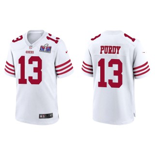 49ers Brock Purdy White Super Bowl LVIII Game Jersey