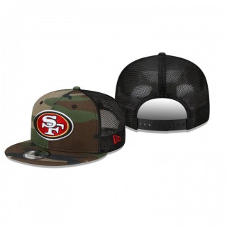 San Francisco 49ers Camo Woodland Trucker 2.0 9FIFTY Snapback Hat