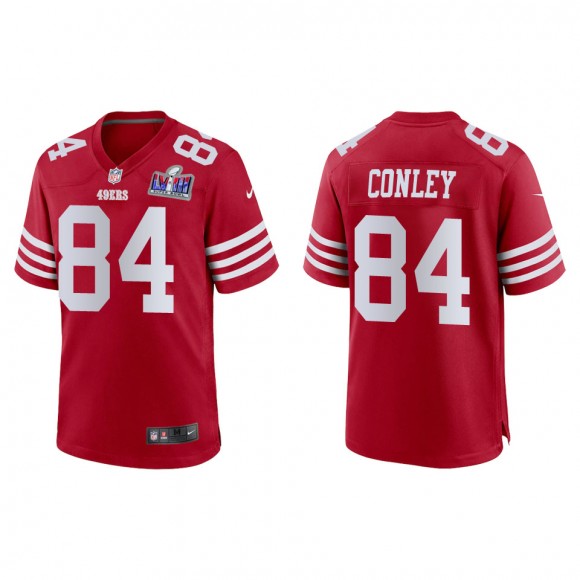 49ers Chris Conley Scarlet Super Bowl LVIII Game Jersey