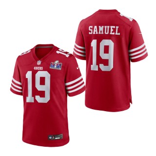 San Francisco 49ers Deebo Samuel Scarlet Super Bowl LVIII Game Jersey