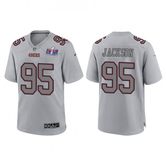 49ers Drake Jackson Gray Super Bowl LVIII Atmosphere Fashion Game Jersey