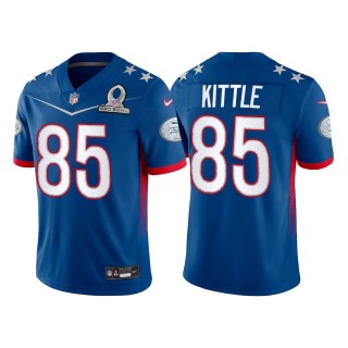 George Kittle 49ers 2022 NFC Pro Bowl Game Jersey Royal
