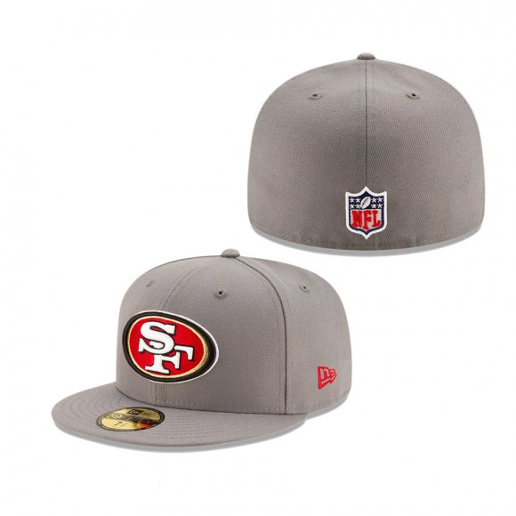 Men's San Francisco 49ers Graphite Storm 59FIFTY Fitted Hat