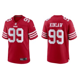 Javon Kinlaw 49ers Men's Game Scarlet Jersey