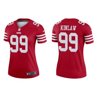 Women's 49ers Javon Kinlaw Legend Scarlet Jersey