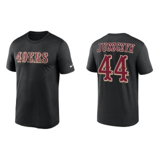 Kyle Juszczyk 49ers Men's Wordmark Legend Black T-Shirt