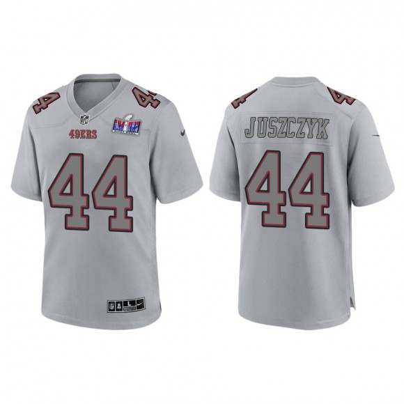 49ers Kyle Juszczyk Gray Super Bowl LVIII Atmosphere Fashion Game Jersey