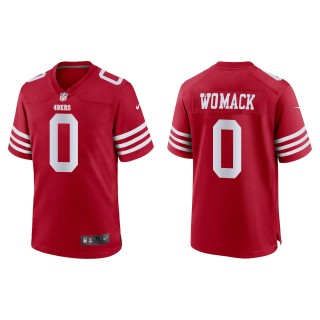 Samuel Womack 49ers Scarlet Game Jersey