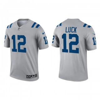 Andrew Luck Gray 2021 Inverted Legend Colts Jersey