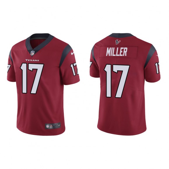Anthony Miller Red Vapor Limited Texans Jersey