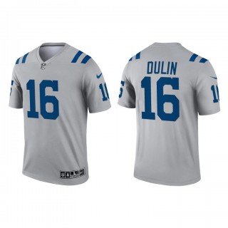 Ashton Dulin Gray 2021 Inverted Legend Colts Jersey