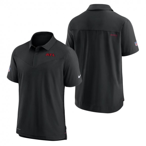 Atlanta Falcons Nike Black Sideline UV Performance Polo