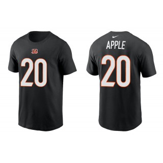 Men's Eli Apple Cincinnati Bengals Black Name & Number T-Shirt