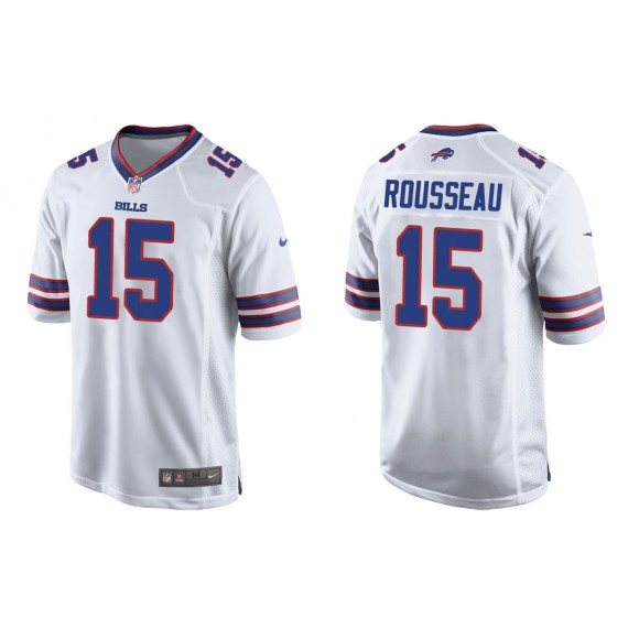 Men's Gregory Rousseau Buffalo Bills White 2021 NFL Draft Jersey