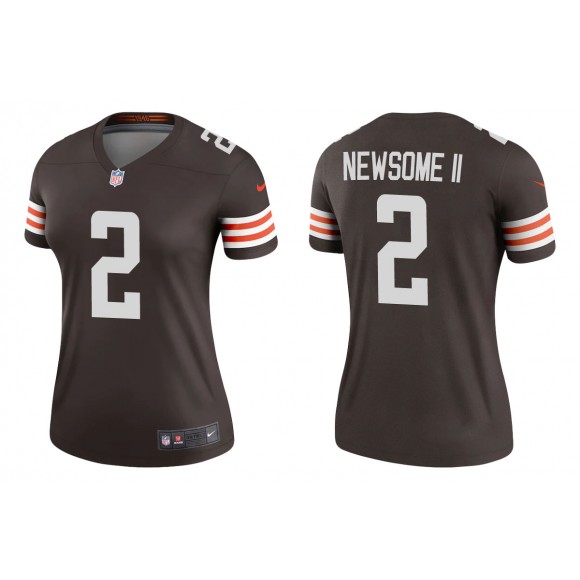 Women's Greg Newsome II Cleveland Browns Brown Legend Jersey