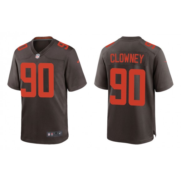 Men's Jadeveon Clowney Cleveland Browns Brown Alternate Game Jersey