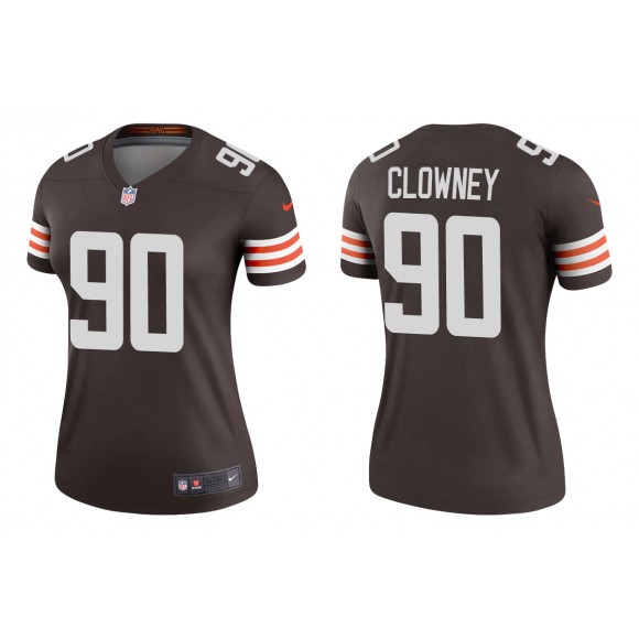 Women's Jadeveon Clowney Cleveland Browns Brown Legend Jersey