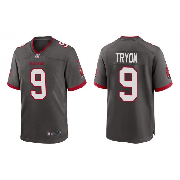 Men's Joe Tryon Tampa Bay Buccaneers Pewter Alternate Game Jersey