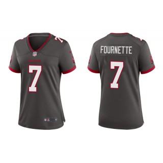 Women's Leonard Fournette Tampa Bay Buccaneers Pewter Alternate Game Jersey