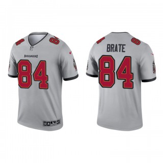 Cameron Brate Gray 2021 Inverted Legend Buccaneers Jersey