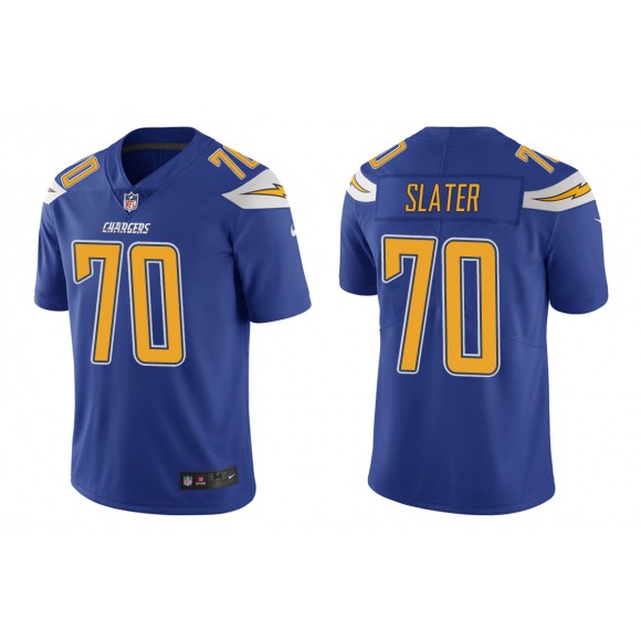 Men's Rashawn Slater Los Angeles Chargers Royal Color Rush Limited Jersey