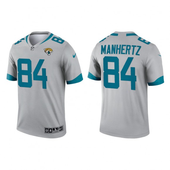 Chris Manhertz Silver 2021 Inverted Legend Jaguars Jersey