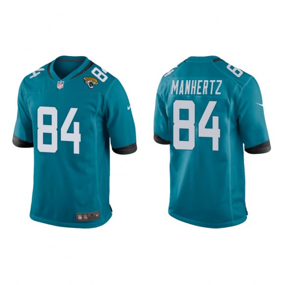 Chris Manhertz Teal Game Jaguars Jersey