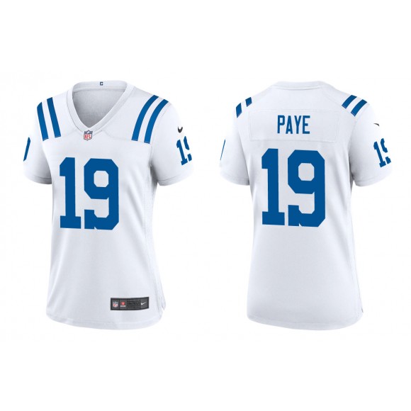 Women's Kwity Paye Indianapolis Colts White 2021 NFL Draft Jersey