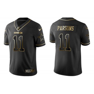 Men's Micah Parsons Dallas Cowboys Black Golden Edition Jersey