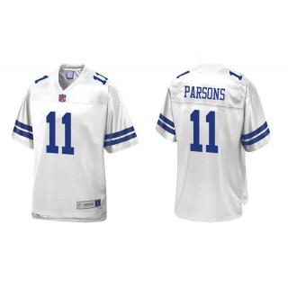 Men's Micah Parsons Dallas Cowboys White Pro Line Jersey
