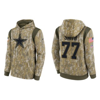 Men's Tyron Smith Dallas Cowboys Camo 2021 Salute To Service Therma Hoodie