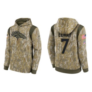 Men's John Elway Denver Broncos Camo 2021 Salute To Service Therma Hoodie