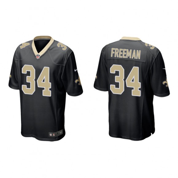 Devonta Freeman Black Game Saints Jersey