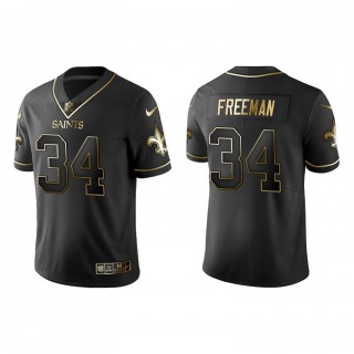 Devonta Freeman Black Golden Edition Saints Jersey