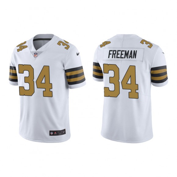 Devonta Freeman White Color Rush Limited Saints Jersey