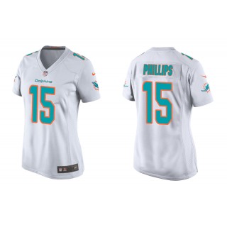 Women's Jaelan Phillips Miami Dolphins White 2021 NFL Draft Jersey