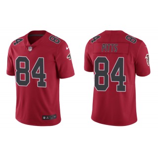 Men's Kyle Pitts Atlanta Falcons Red Color Rush Limited Jersey