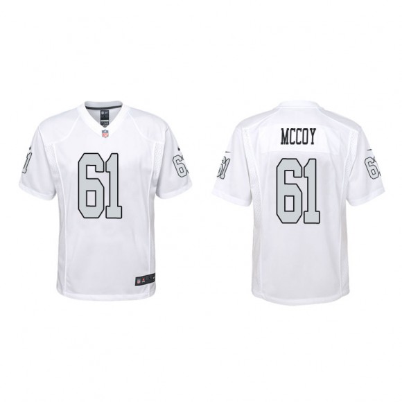 Gerald McCoy White Color Rush Game Raiders Youth Jersey