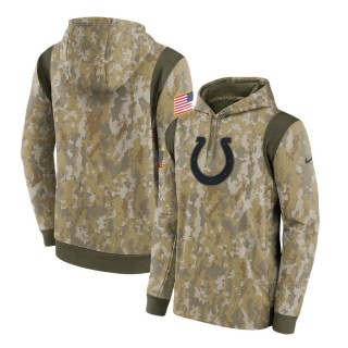 2021 Salute To Service Colts Camo Therma Performance Pullover Hoodie