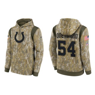 Men's Dayo Odeyingbo Indianapolis Colts Camo 2021 Salute To Service Therma Hoodie
