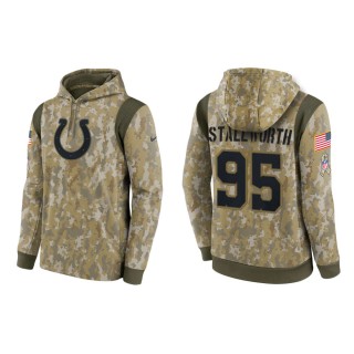 Men's Taylor Stallworth Indianapolis Colts Camo 2021 Salute To Service Therma Hoodie